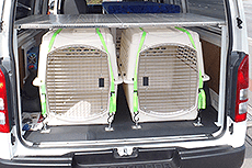 災害救助犬用車